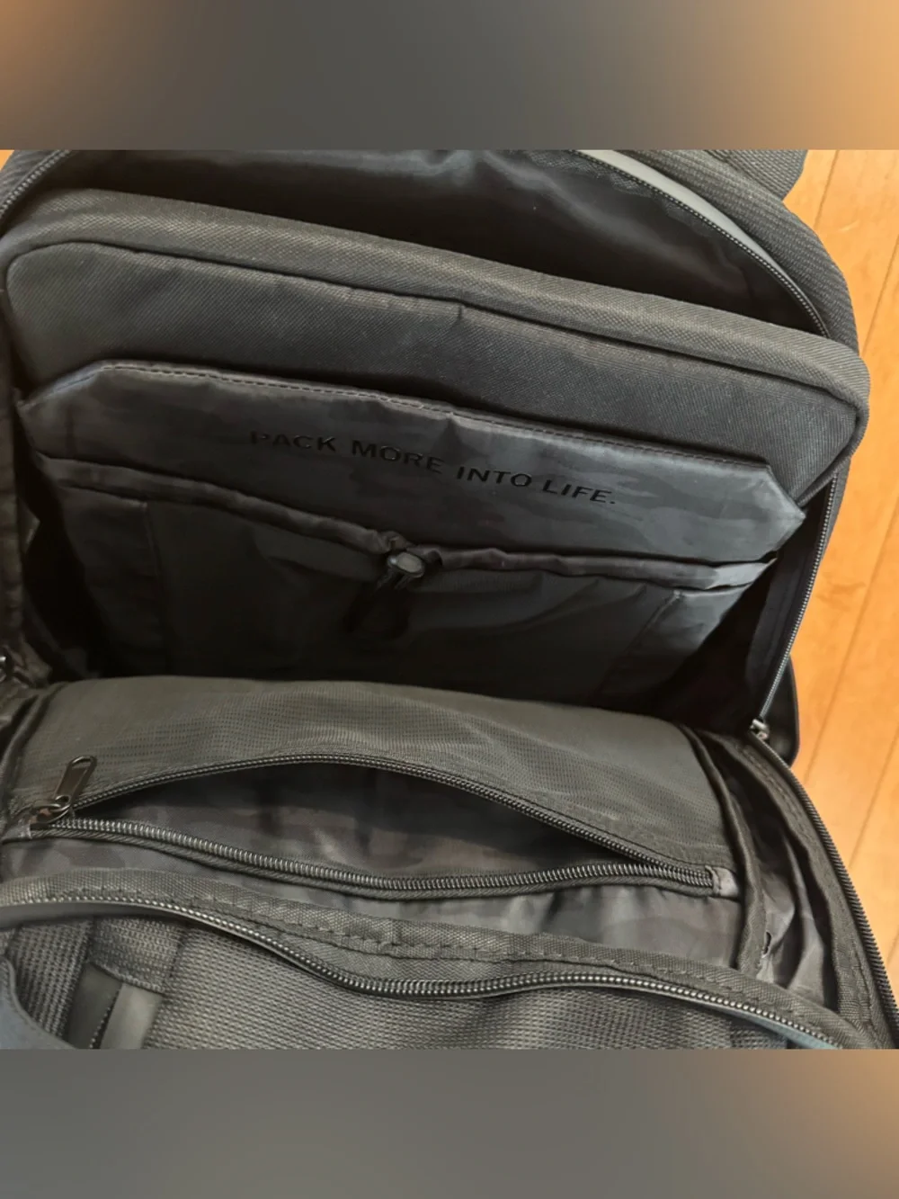 KENNETH COLE REACTION PARKER Backpack in Black with 17” Laptop Sleeve